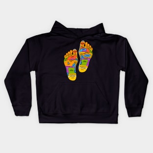 Reflexology - Reiki Feet Kids Hoodie